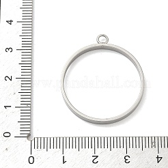 304 Stainless Steel Open Back Bezel Pendants&nbsp;STAS-B126-06F-P