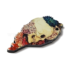 Printed Halloween Themed Acrylic Pendants&nbsp;OACR-L018-12A