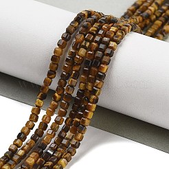 Natural Tiger Eye Beads Strands&nbsp;G-H042-B04-01
