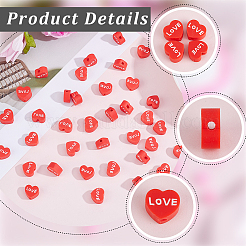 2 Bags Handmade Polymer Clay Spacer Beads&nbsp;CLAY-PA0001-33B