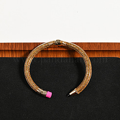 Pencil Design Alloy Enamel Cuff Bangles&nbsp;FS-WG7604E-01