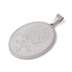 304 Stainless Steel Pendants&nbsp;STAS-M068-01P