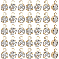 50Pcs Brass Pendants&nbsp;KK-BBC0025-91C