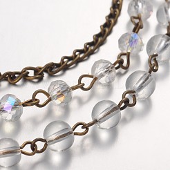 Gemstone Trendy Beads Multi-strand Bracelets&nbsp;X-BJEW-JB01875-02