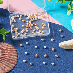 90Pcs 3 Colors Natural Cultured Freshwater Pearl Beads&nbsp;PEAR-TA0001-51