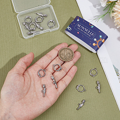 10Pcs 304 Stainless Steel Toggle Clasps&nbsp;STAS-SC0010-67