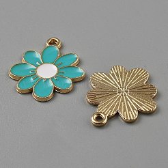 Alloy Enamel Pendants&nbsp;ENAM-WH0066-08E