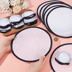 120Pcs Sublimation Blank Polyester Folding Fan&nbsp;AJEW-BC0010-86A