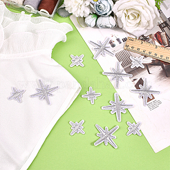 80Pcs 2 Styles Star Polyester Computerized Embroidery Iron on/Sew on Patches&nbsp;PATC-ME0001-17B