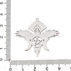 304 Stainless Steel Pendants&nbsp;STAS-F367-02P