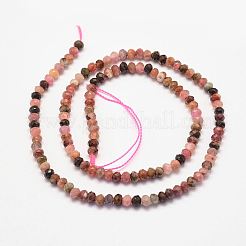 Natural Multicolor Tourmaline Bead Strands&nbsp;G-P279-77-3mm