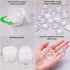 Transparent Glass Cabochons&nbsp;GGLA-PH0004-17