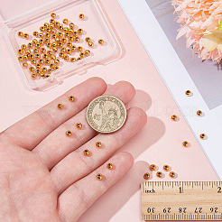 100Pcs Ion Plating(IP) 304 Stainless Steel Beads&nbsp;STAS-ME0002-47