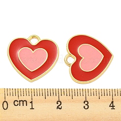 Eco-Friendly Alloy Enamel Pendants&nbsp;ENAM-M061-03G
