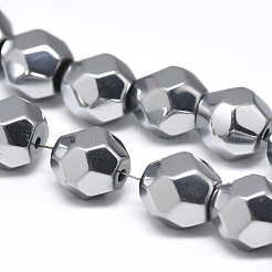 Electroplate Non-magnetic Synthetic Hematite Beads Strands&nbsp;G-T061-32C