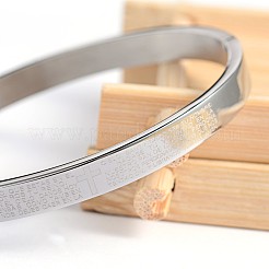 Tarnish Resistant 304 Stainless Steel Bangles&nbsp;BJEW-H0003-16A