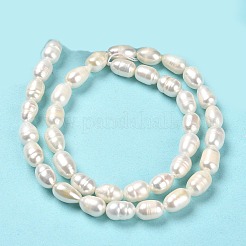 Natural Cultured Freshwater Pearl Beads Strands&nbsp;PEAR-E016-195