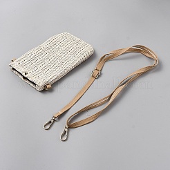 Rectangle Women's Straw Knitted Bags&nbsp;AJEW-WH20096-09
