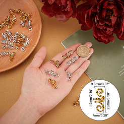 Plated Alloy Hair Coil Cuffs&nbsp;OHAR-PH0001-20