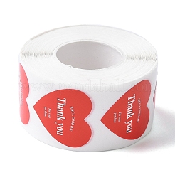500Pcs Heart with Thank You Roll Stickers&nbsp;DIY-U008-01D