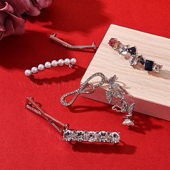 13Pcs 13 Styles Zinc Alloy Shoes Buckle Clips&nbsp;FIND-SZ0001-46P
