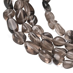 Natural Ice Obsidian Beads Strands&nbsp;G-C286-A15