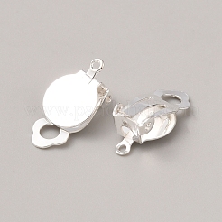 Iron Clip-on Earring Finding&nbsp;FIND-WH0152-540S