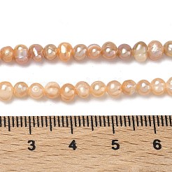 Natural Cultured Freshwater Pearl Beads Strands&nbsp;PEAR-L034-09B