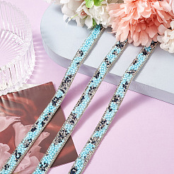 Hotfix Rhinestone Ribbon Trimming&nbsp;DIY-TAC0051-002A-1