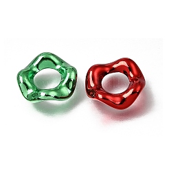 Plating Acrylic European Beads&nbsp;AC-CBA9284-03