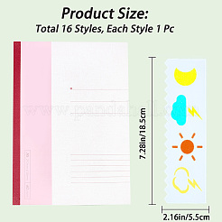 2 Sets 2 Styles PET Hollow Out Plastic Drawing Painting Stencils Templates&nbsp;AJEW-GF0006-91A