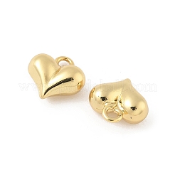 Heart Brass Charms&nbsp;KK-M327-02A-G