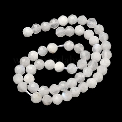 Natural Rainbow Moonstone Beads Strands&nbsp;G-B168-A11-4mm