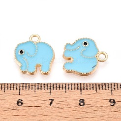 Alloy Enamel Charms&nbsp;PALLOY-T092-31G-04