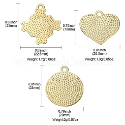 10Pcs 5 Styles Alloy Enamel Pendants&nbsp;ENAM-YW0003-87