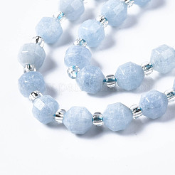 Natural White Jade Beads Strands&nbsp;G-T132-049A
