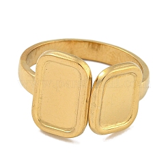 304 Stainless Steel Ring Components&nbsp;RJEW-U014-12G