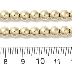 Electroplated Synthetic Non-magnetic Hematite Beads Strands&nbsp;LS-G-I364-C03-G