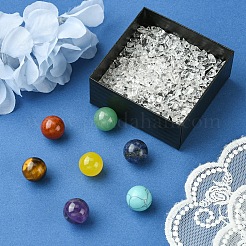 Natural & Synthetic Gemstone Healing Round Ornaments&nbsp;AJEW-FS0001-13B