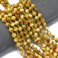 Natural Tiger Eye Beads Strands&nbsp;G-K389-E54-01