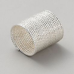 Wire Alloy Finger Rings&nbsp;RJEW-WH0014-04S
