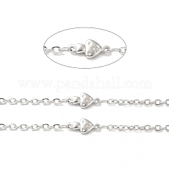 Tarnish Resistant 304 Stainless Steel Mushroom Link Chains&nbsp;STAS-B041-11P
