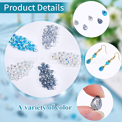 150Pcs 5 Colors Electroplate Glass Beads&nbsp;GLAA-SP0001-75
