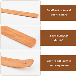 15Pcs Wood Incense Burner Holder&nbsp;AJEW-CA0002-54