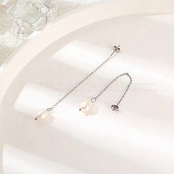 304 Stainless Steel Chains Tassel Earrings&nbsp;SD3247-1