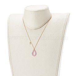 Brass Cubic Zirconia Pendant Necklace&nbsp;NJEW-JN03531
