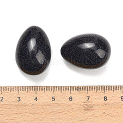 Synthetic Blue Goldstone Egg Stone&nbsp;GG-L654-H03-02