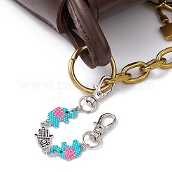 Elephant & Hamsa Hand Bag Extension Chains&nbsp;AJEW-BA00128