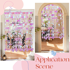 20Pcs PVC Sequin Round Beaded Curtain&nbsp;AJEW-CN0006-55A