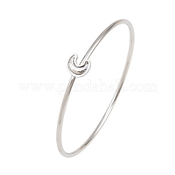 304 Stainless Steel Bangles for Women&nbsp;BJEW-N040-01A-P